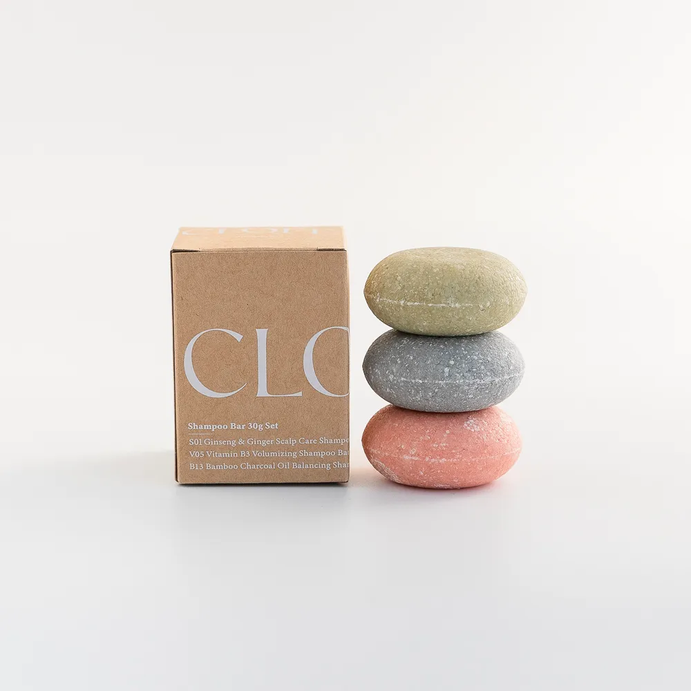 【CLOEE】頭皮健康養護洗髮餅（固態洗髮精） 30g 三入組 Shampoo Bar 30g set 3pcs✿70B005